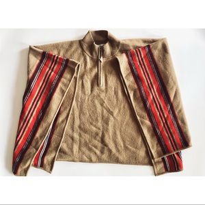 Pendleton Vintage Wool Cape Pendleton Woolen Mills One Size Tribal Blanket